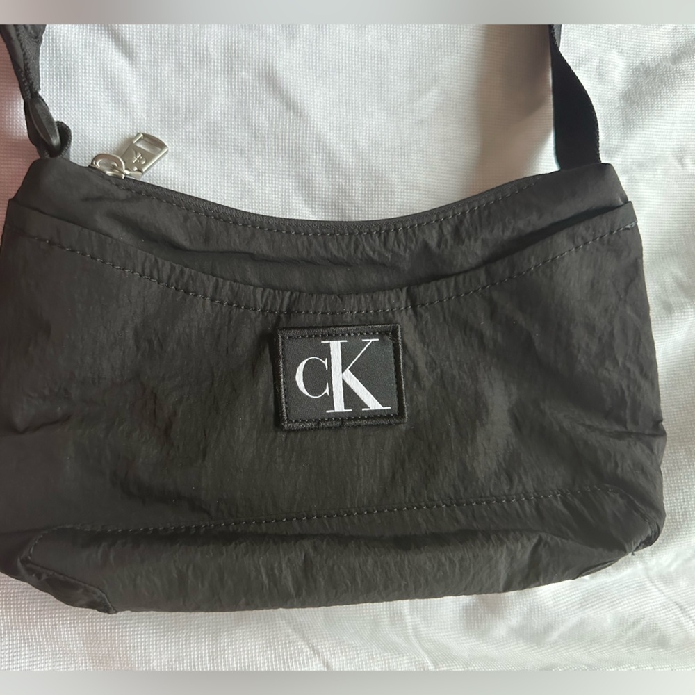 Calvin Klein Black Cross Body Nylon Bag